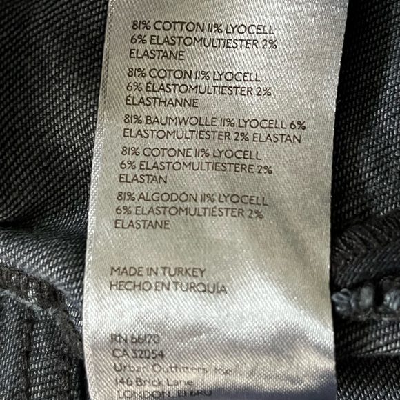 Anthropologie Pilcro Dark Wash Mid Rise Slim Bootcut Jeans Size 23 New Boho - Picture 13 of 16